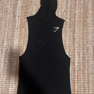 Men’s Gymshark hooded tank size medium